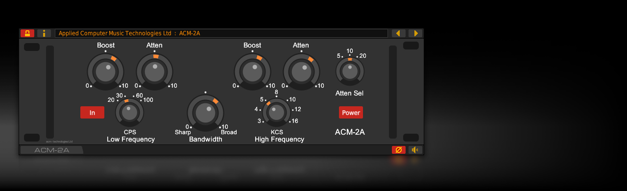 ACM-2A Program EQ - VST Plug-In for Windows & Linux