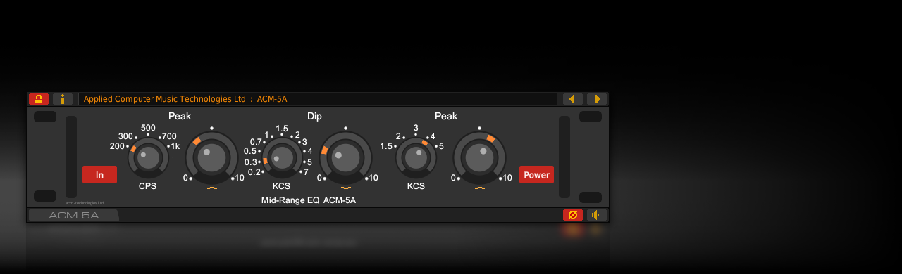 ACM-5A Mid-Range EQ - VST Plug-In for Windows & Linux