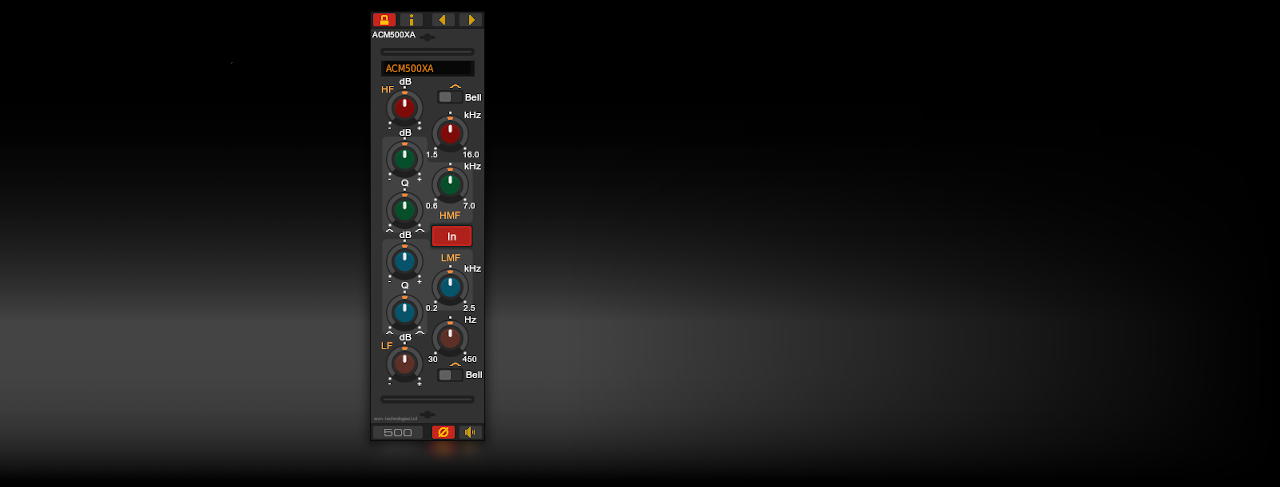 ACM500XA Console Channel EQ - VST Plug-In for Windows & Linux