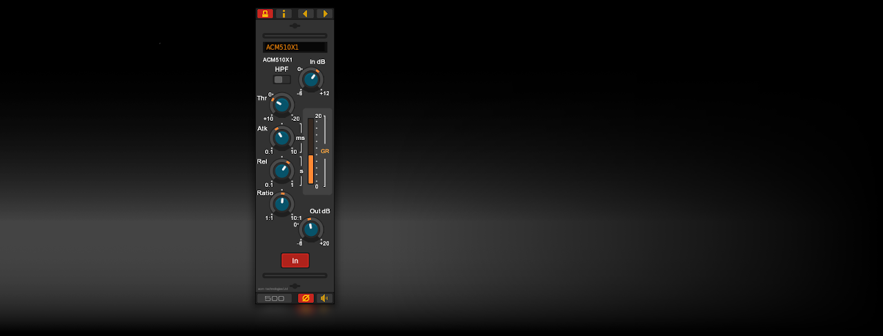 ACM510X1 Channel Compressor - VST Plug-In for Windows & Linux