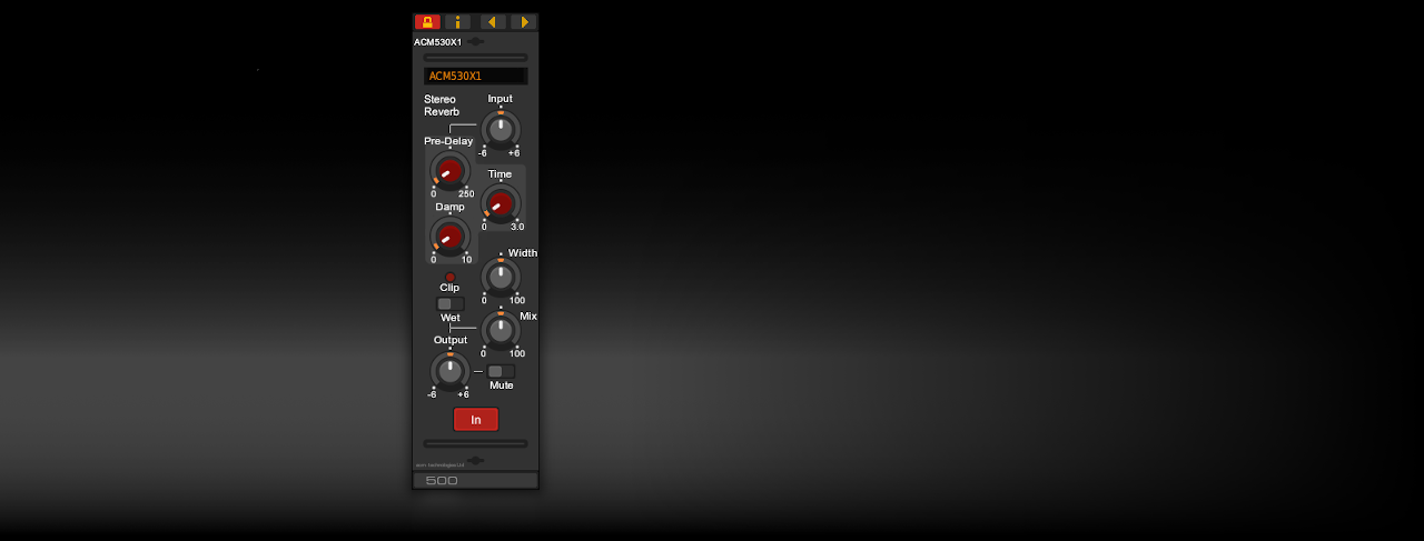 ACM530X1 Stereo Reverb - VST Plug-In for Windows & Linux