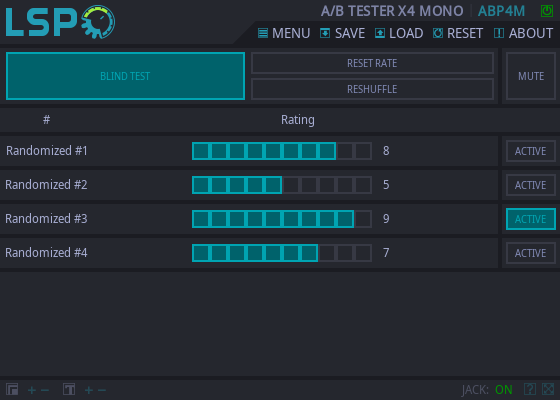 A/B TESTER X4 MONO