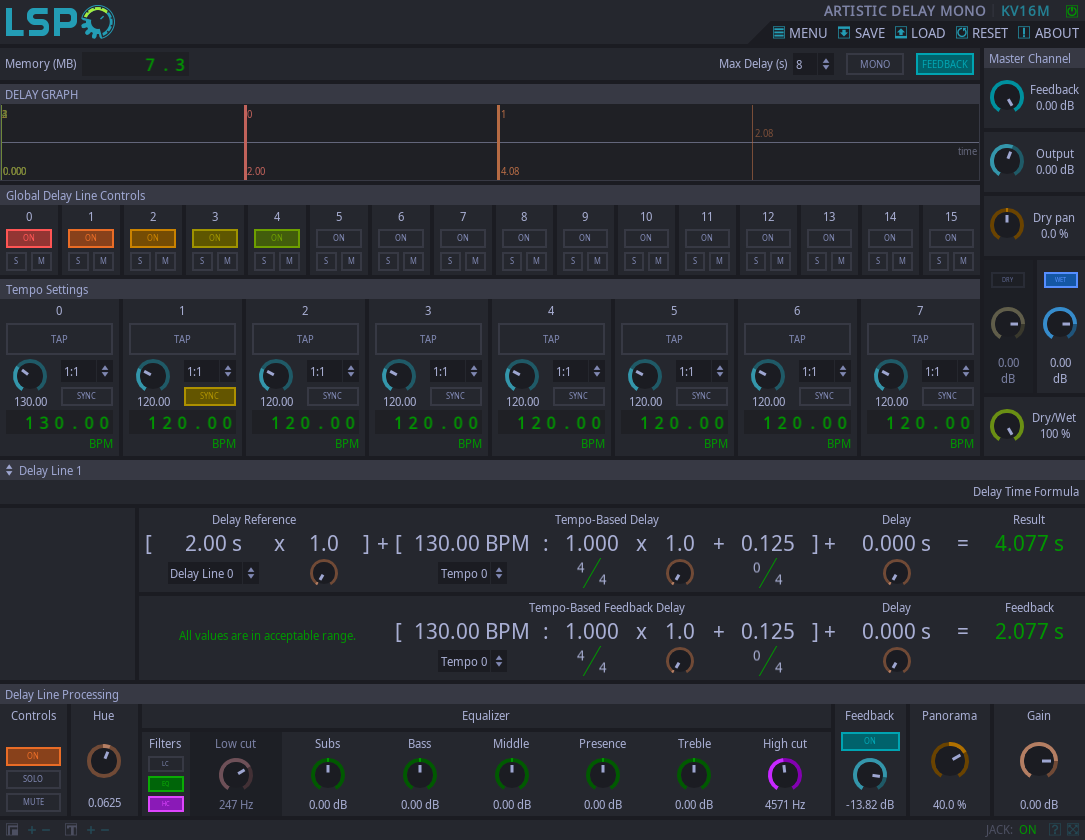 ARTISTIC DELAY MONO