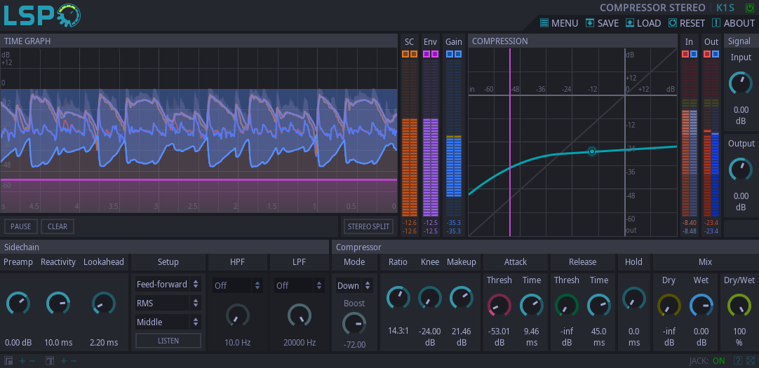 COMPRESSOR STEREO