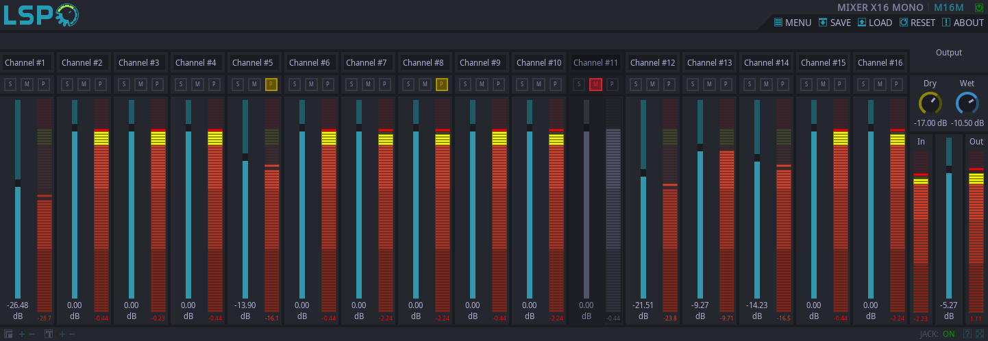 MIXER X16 MONO