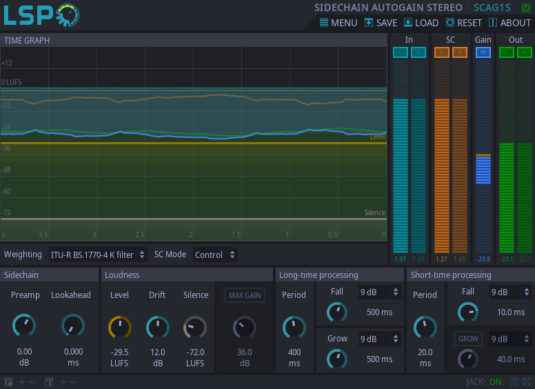 SIDECHAIN AUTOGAIN STEREO