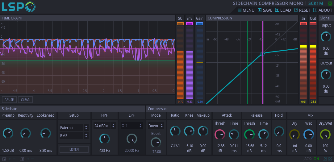 SIDECHAIN COMPRESSOR MONO