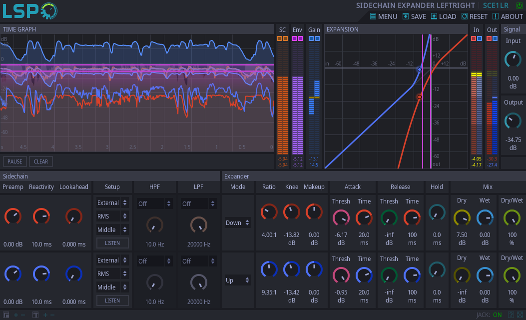 SIDECHAIN EXPANDER LEFTRIGHT