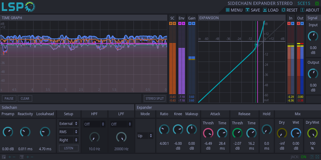 SIDECHAIN EXPANDER STEREO