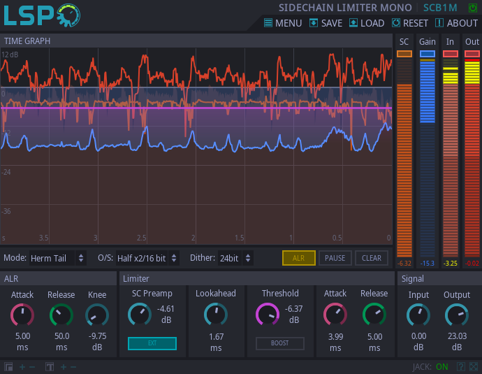 SIDECHAIN LIMITER MONO