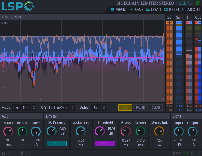 SIDECHAIN LIMITER STEREO